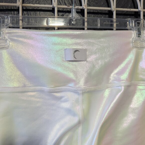 BNWT Size 6-8 Zyia White Unicorn Luxe 7/8 24" Leggings - Picture 4 of 5